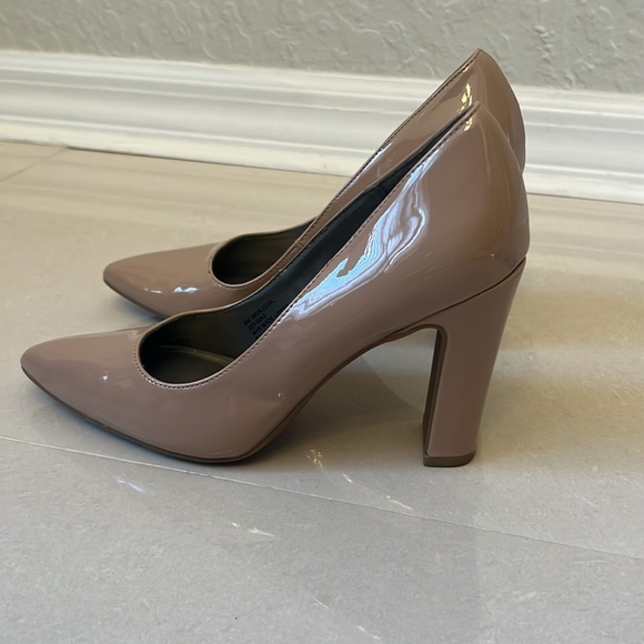 Worthington Womens Zool Pointed Toe Block Heel Pumps - Picture 4 of 5